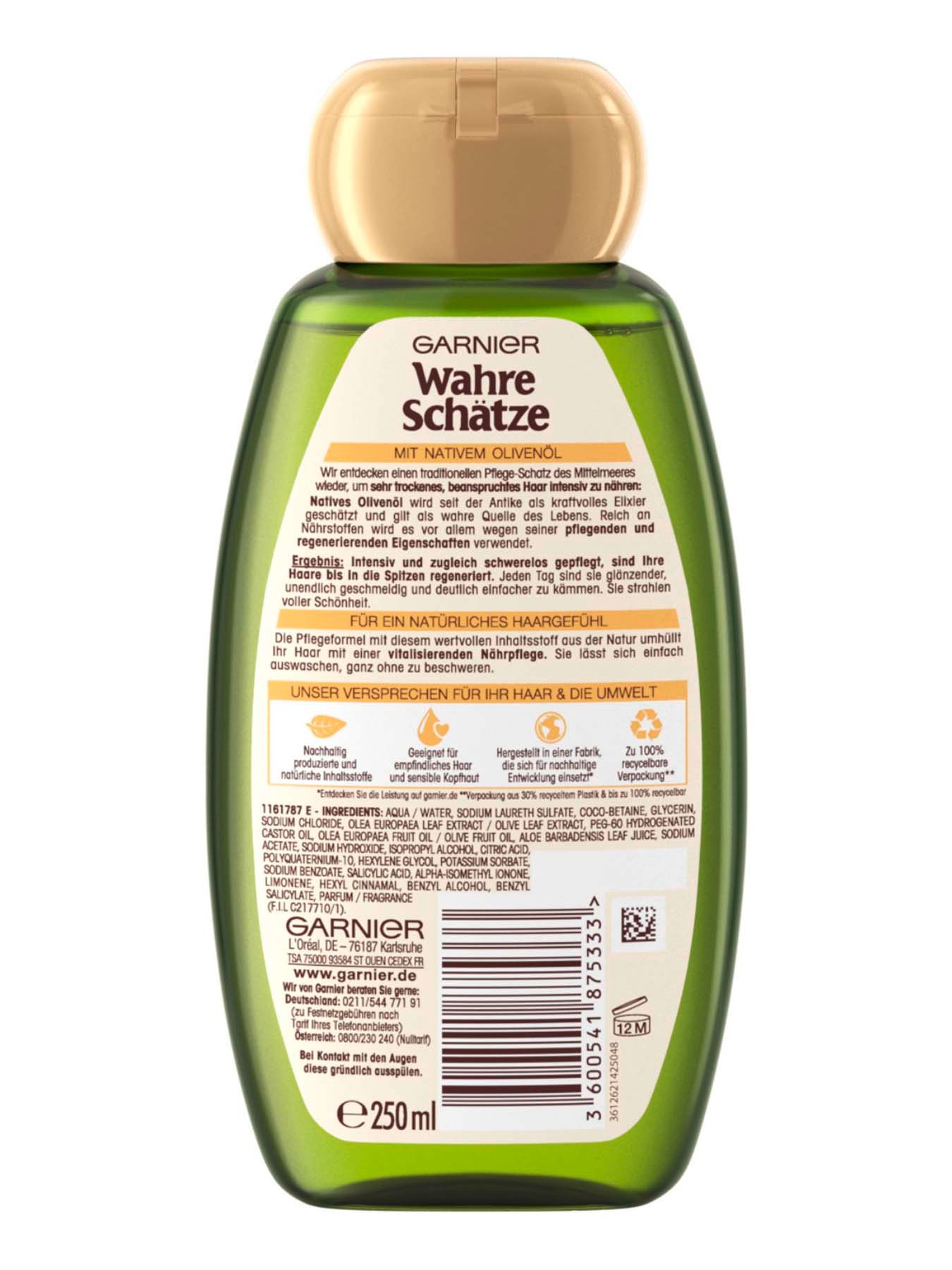 Naehrendes-Shampoo-Wahre-Schaetze-Mythische-Olive-250ml-Rueckseite-Garnier-De-gross